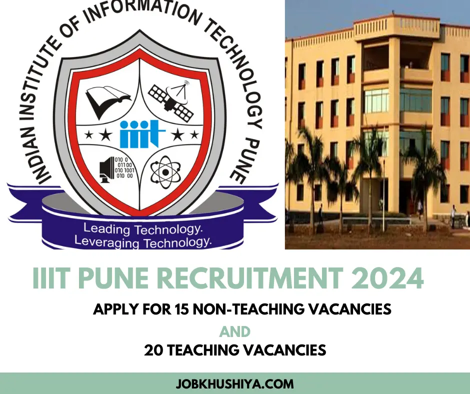 IIIT Pune Recruitment 2024: Apply for 15 Non-Teaching Vacancies and 20 Teaching Vacancies