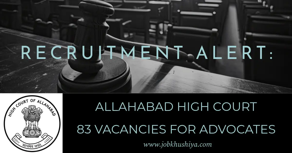 Allahabad High Court Advocate Recruitment 2024