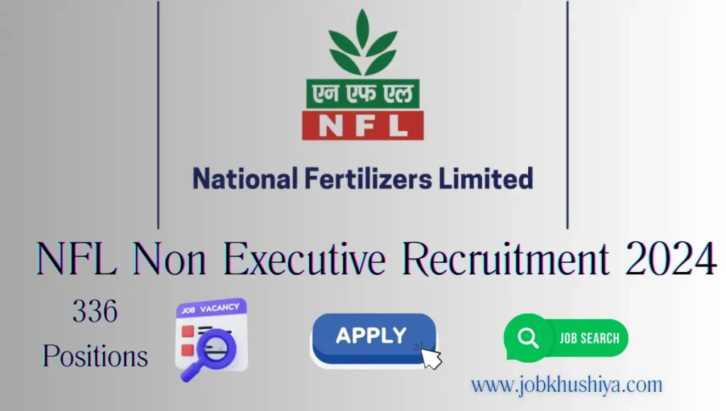 NFL Non Executive Recruitment 2024: Apply Now for 336 Positions