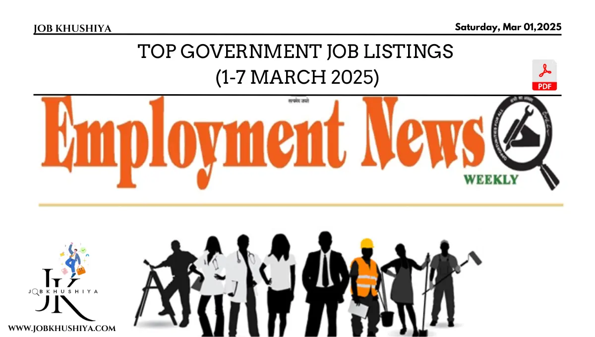 Top Government Job Listings (1-7 March 2025)